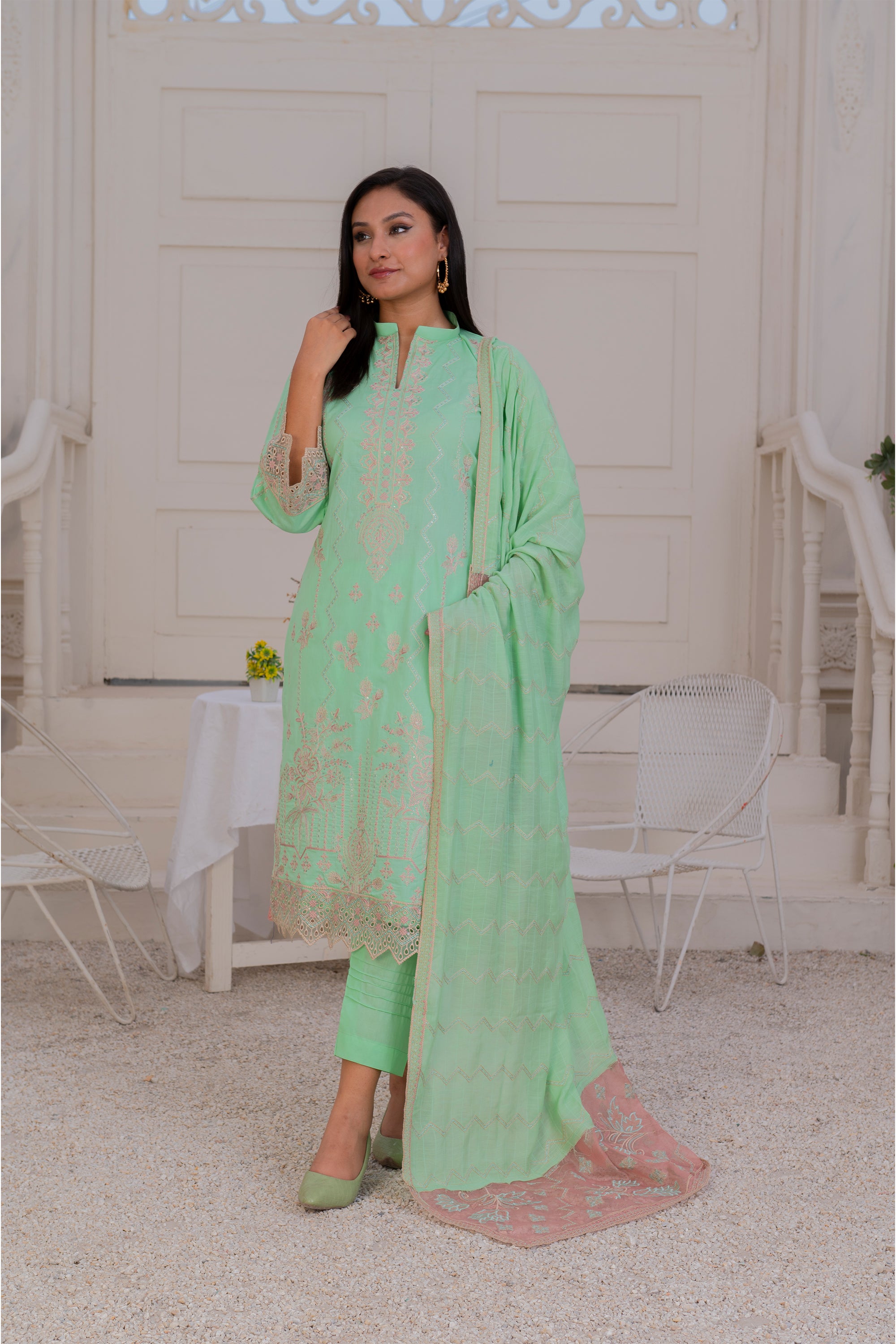 3 Piece Lawn Suit-Embroidered (Unstitched)