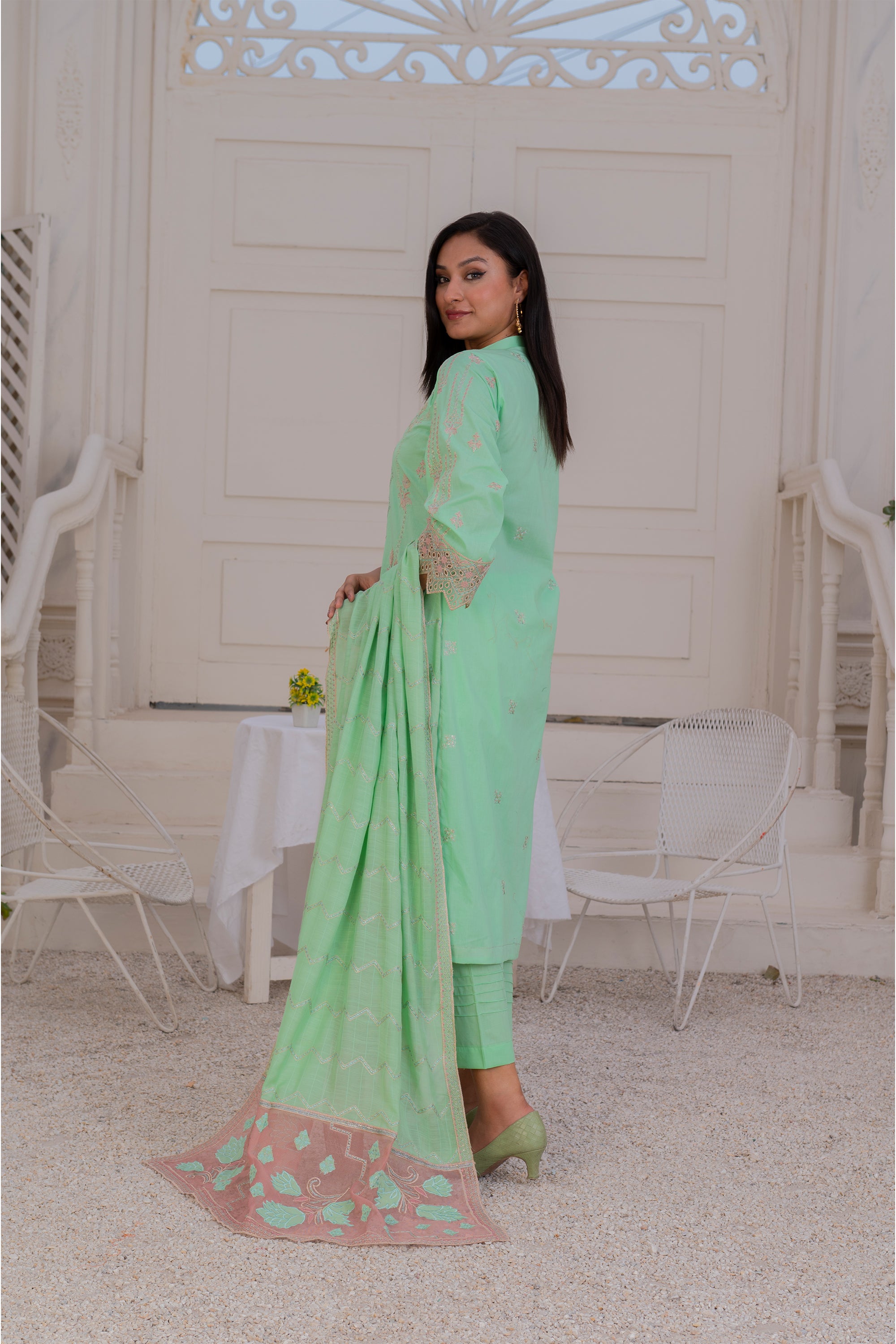 3 Piece Lawn Suit-Embroidered (Unstitched)