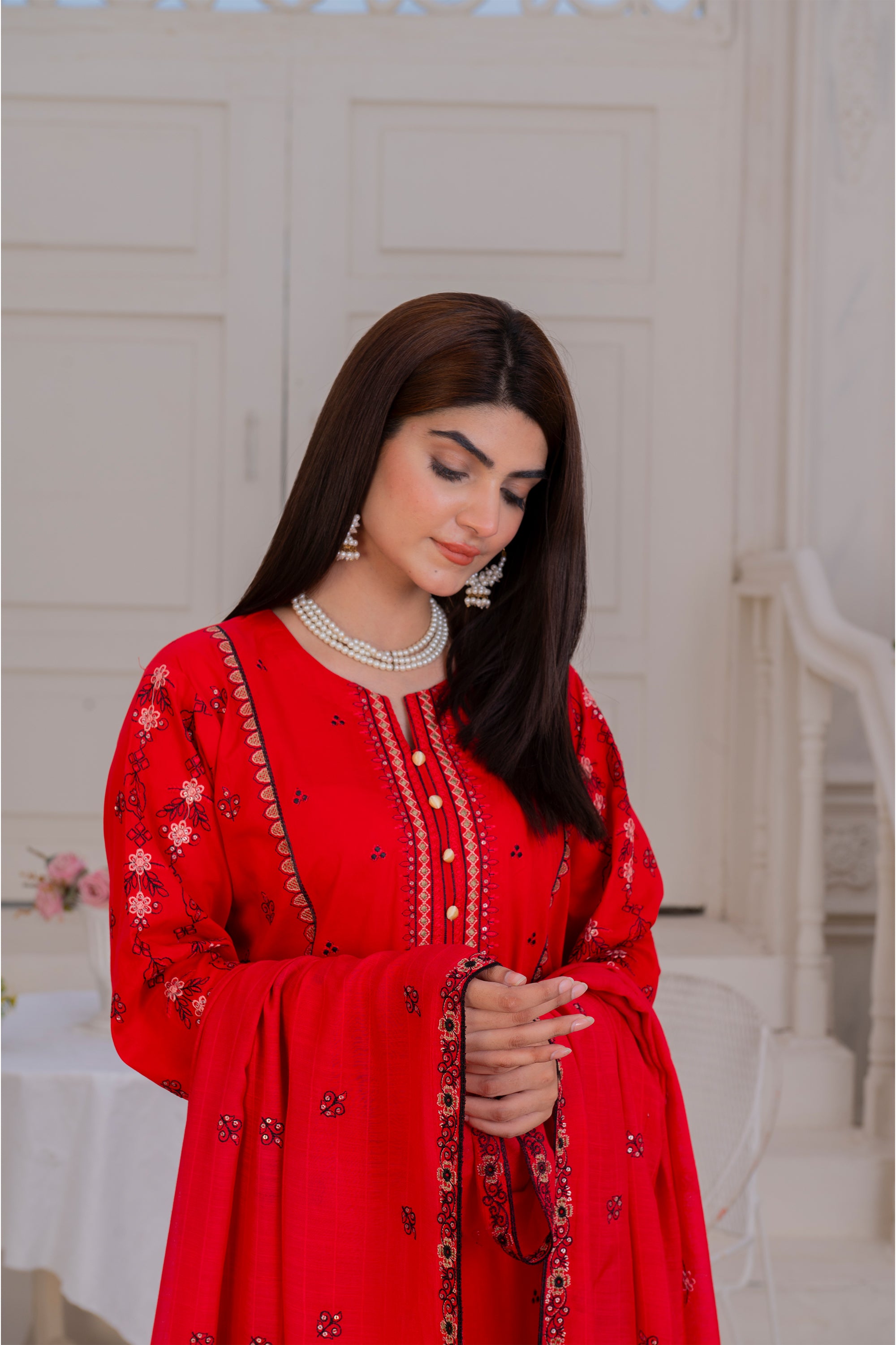 3 Piece Lawn Suit-Embroidered (Unstitched)