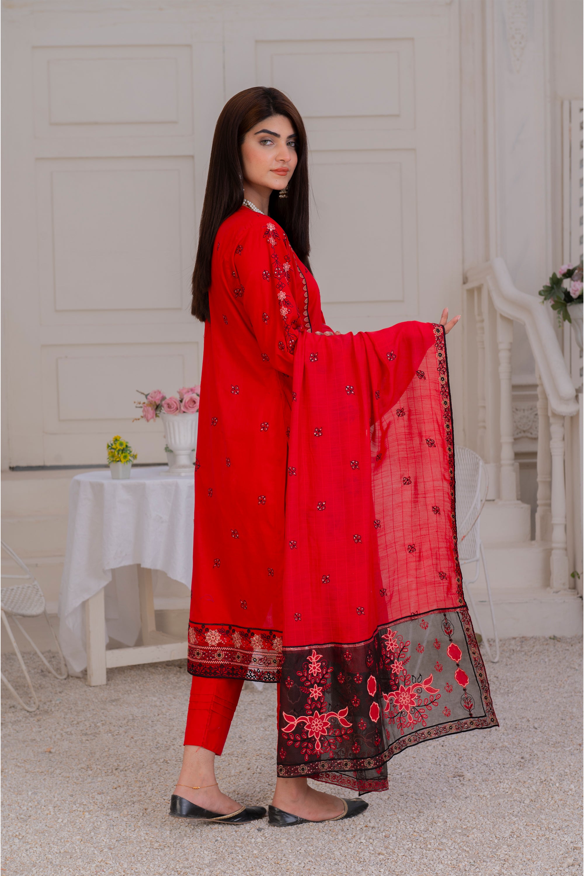 3 Piece Lawn Suit-Embroidered (Unstitched)