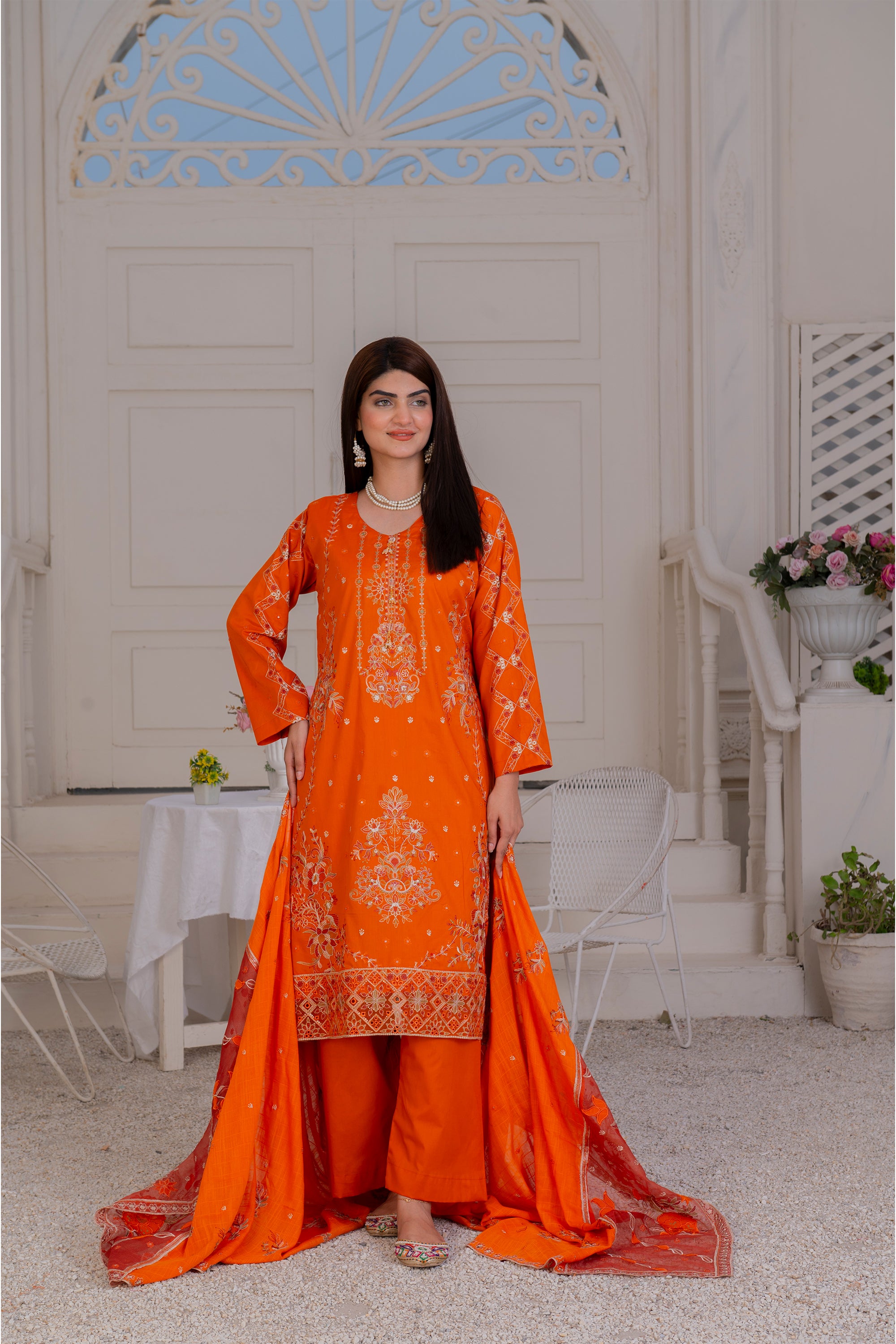 3 Piece Lawn Suit-Embroidered (Unstitched)