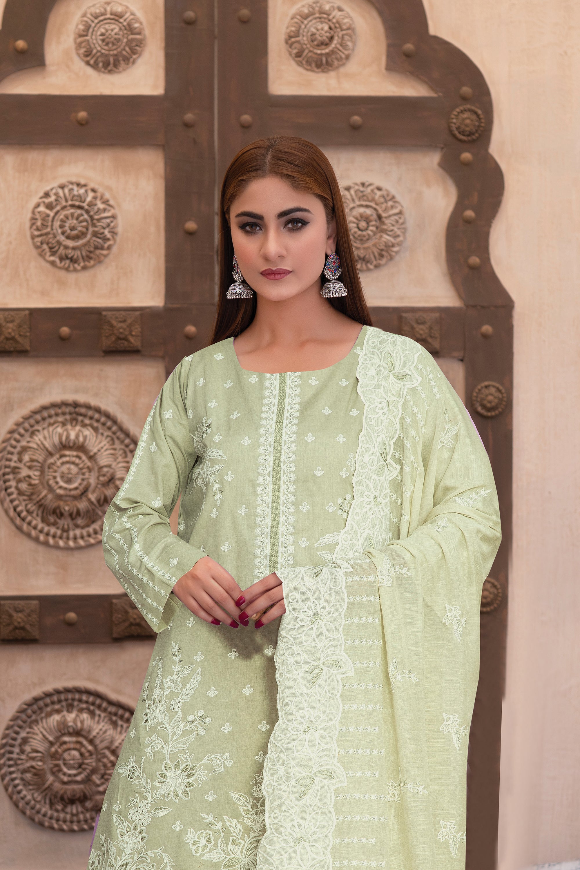 3 Piece Lawn Suit-Embroidered (Unstitched)