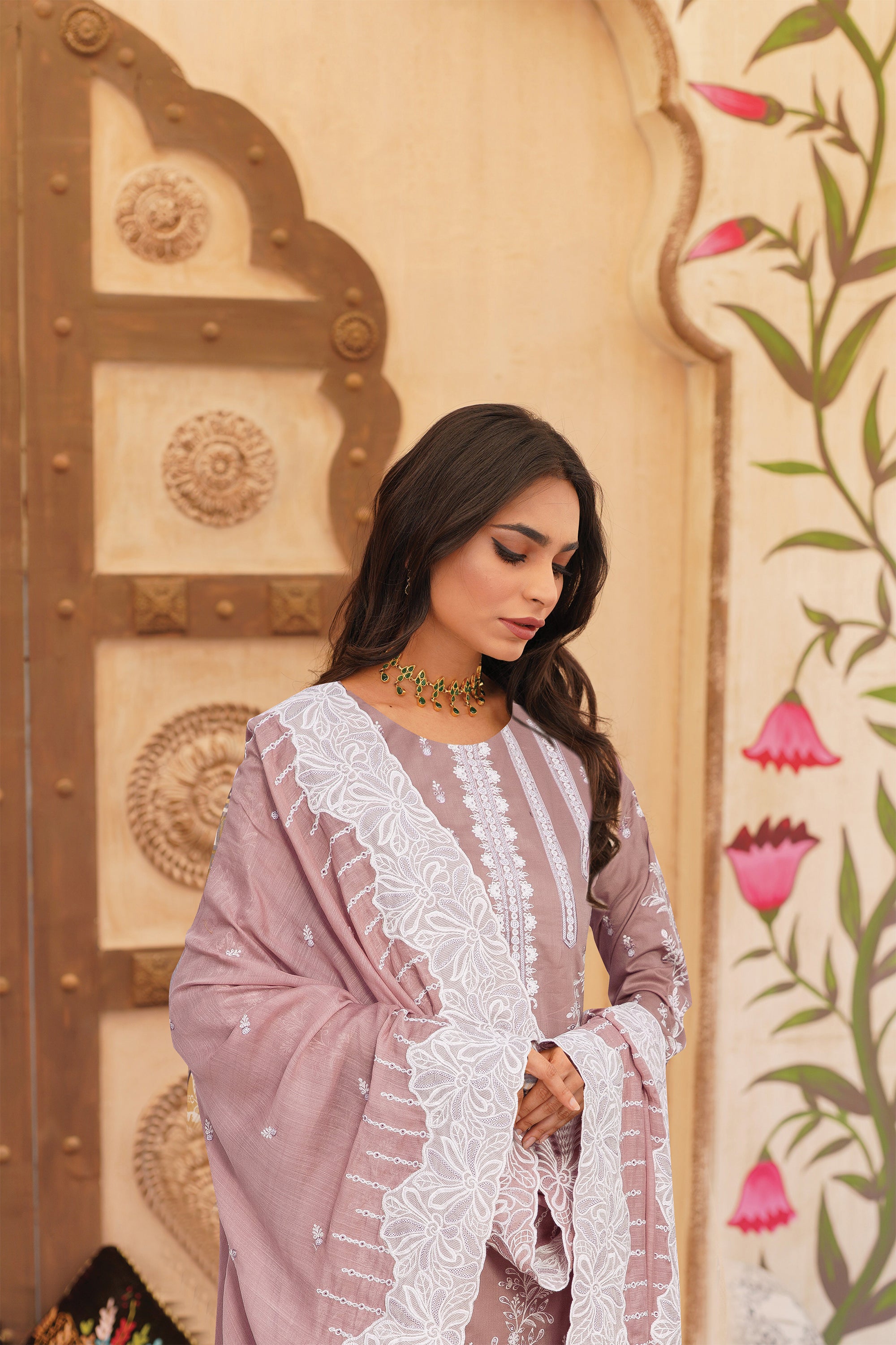 3 Piece Lawn Suit-Embroidered (Unstitched)