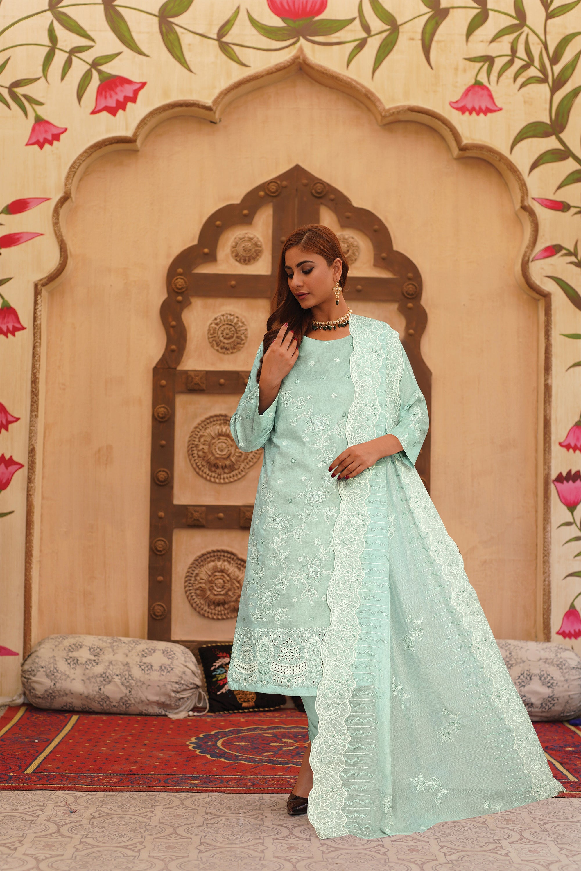 3 Piece Lawn Suit-Embroidered (Unstitched)