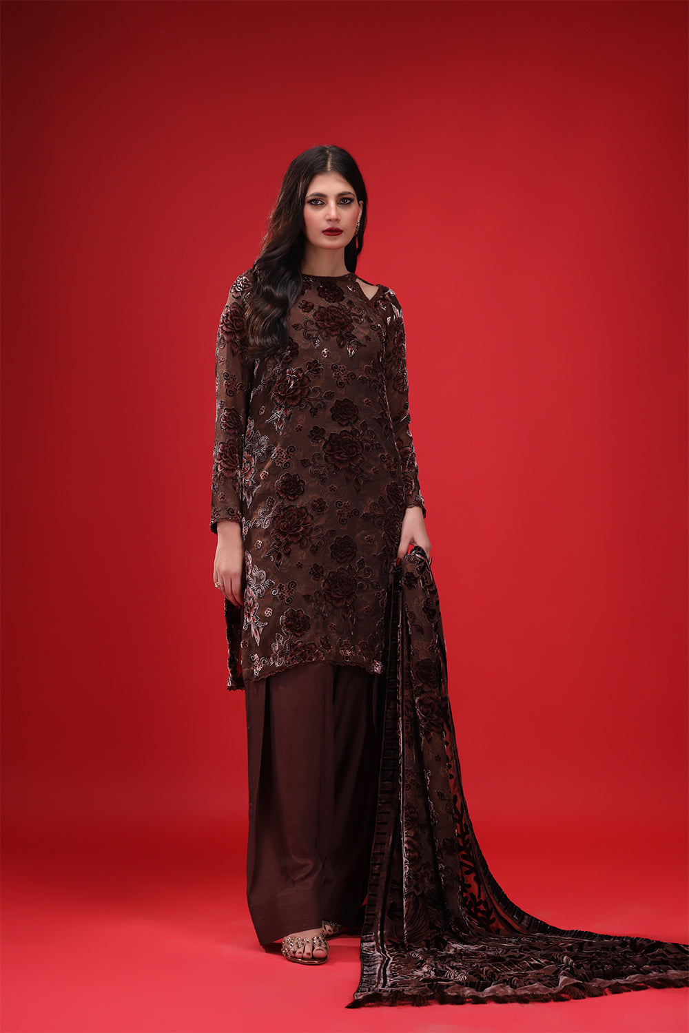 3 Piece Palachi Suit-Printed (Stitched)