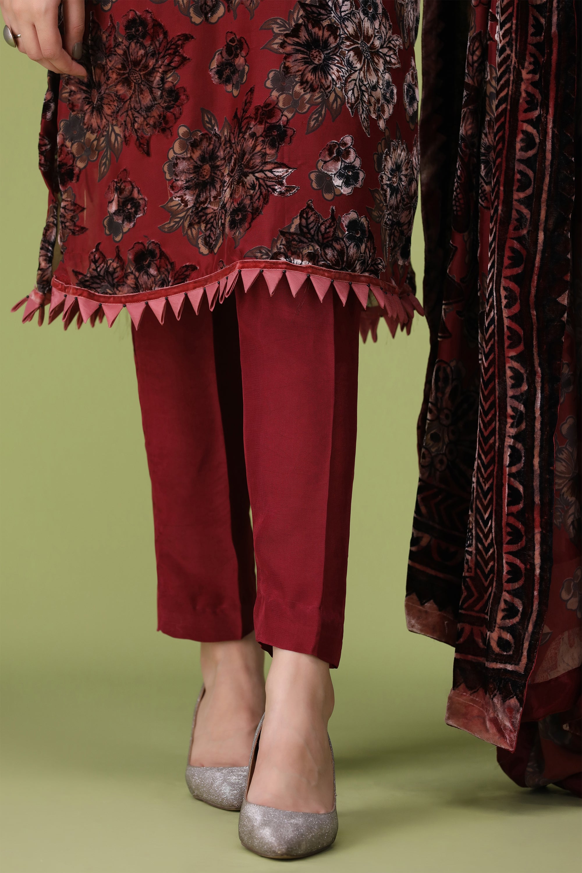 3 Piece Palachi Suit-Printed (Stitched)