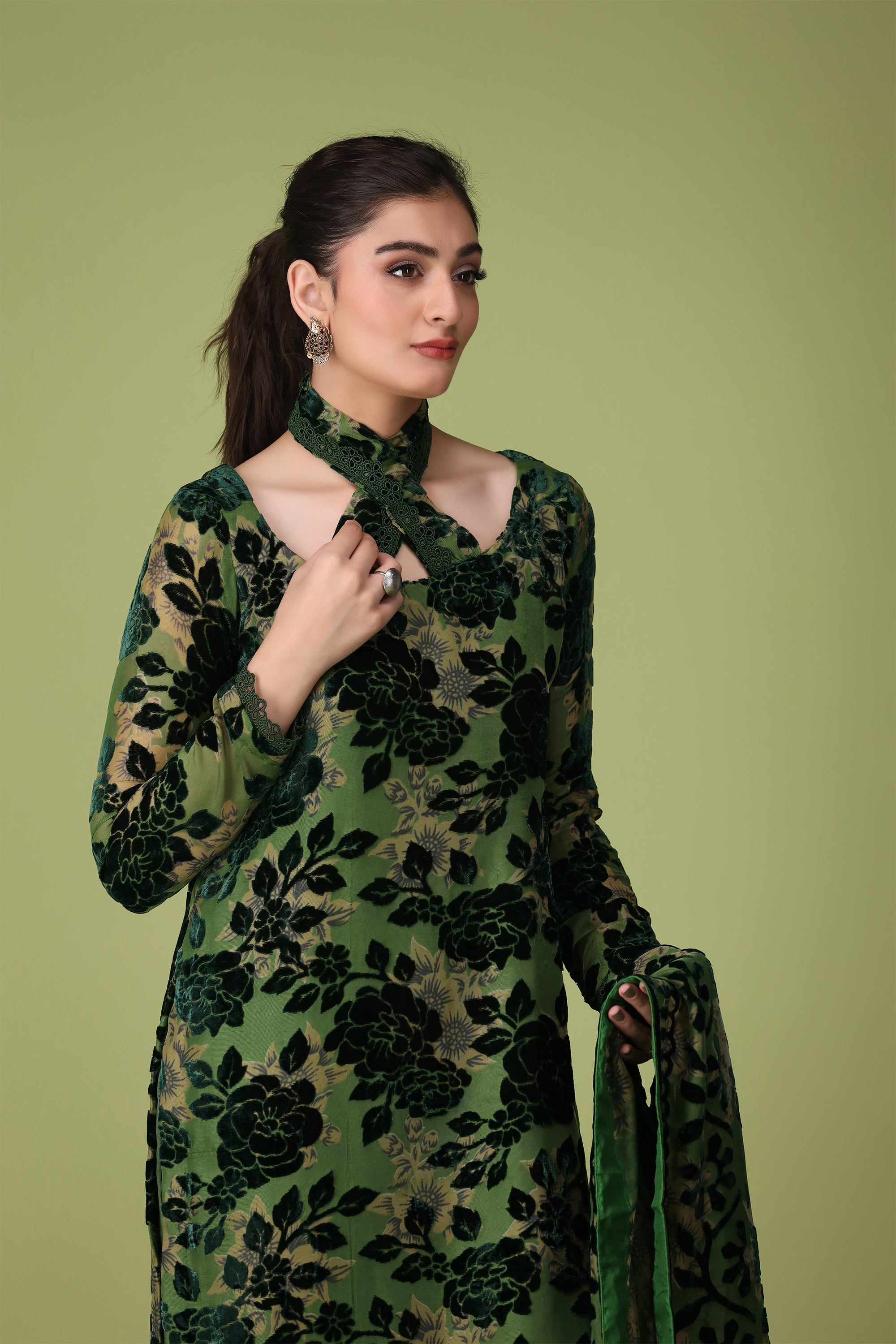 3 Piece Palachi Suit-Printed (Stitched)