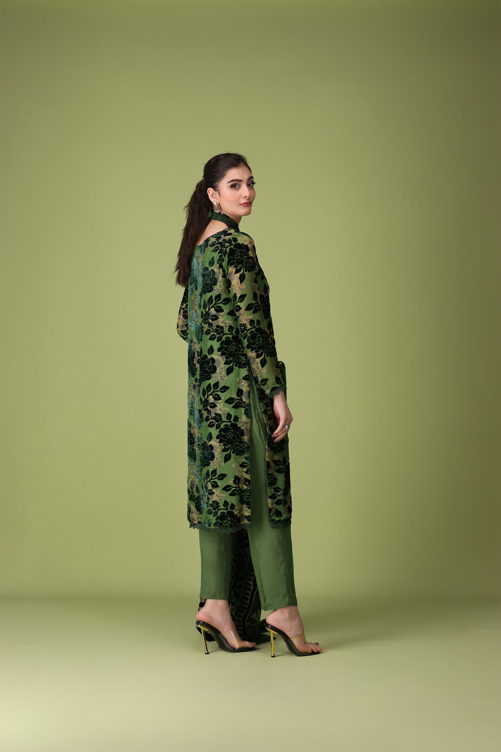 3 Piece Palachi Suit-Printed (Unstitched)